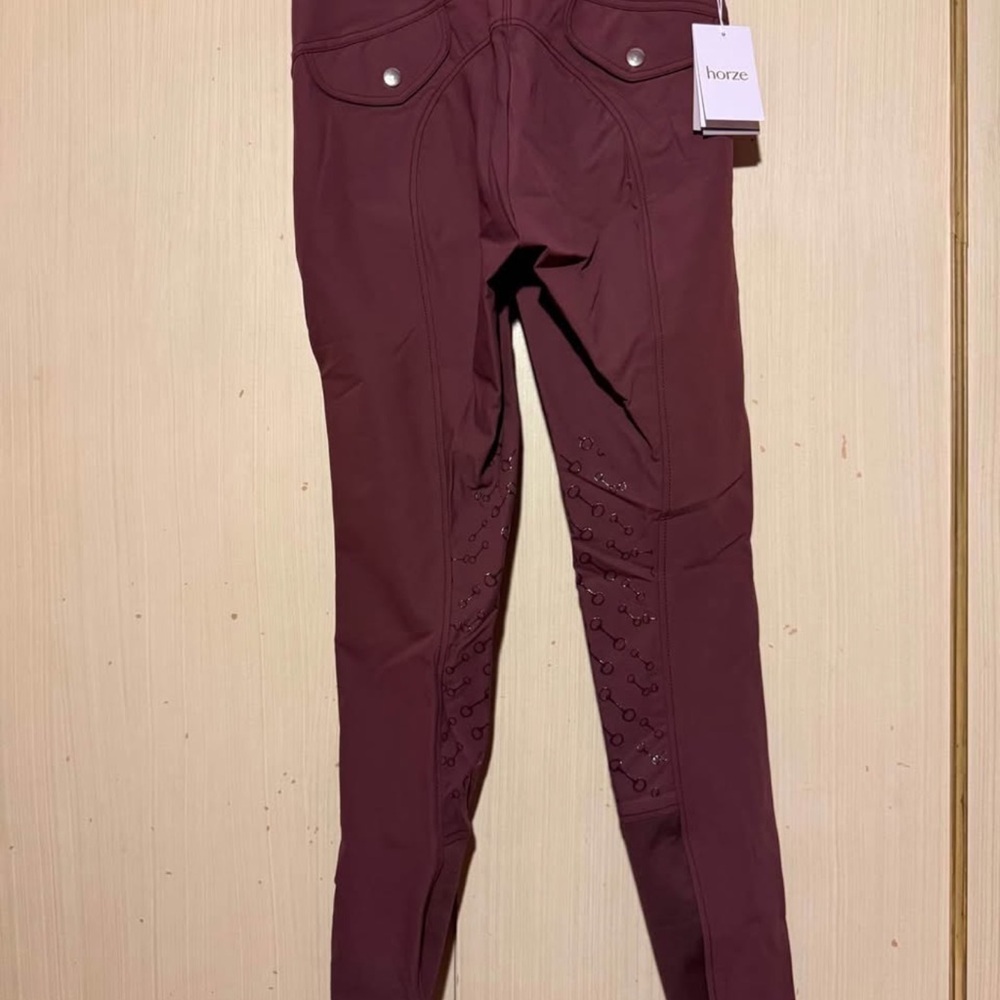 HORZE- Andrea Women's Knee Patch Breeches - Size 24 - NWT - Picture 2 of 4